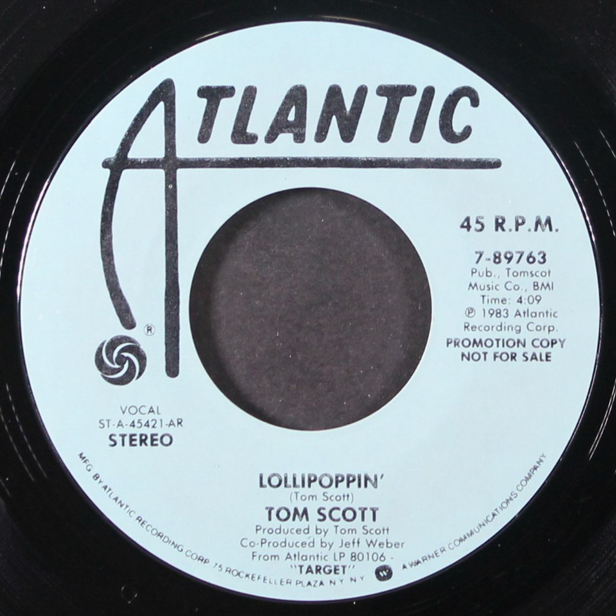 lollipoppin' / same by TOM SCOTT