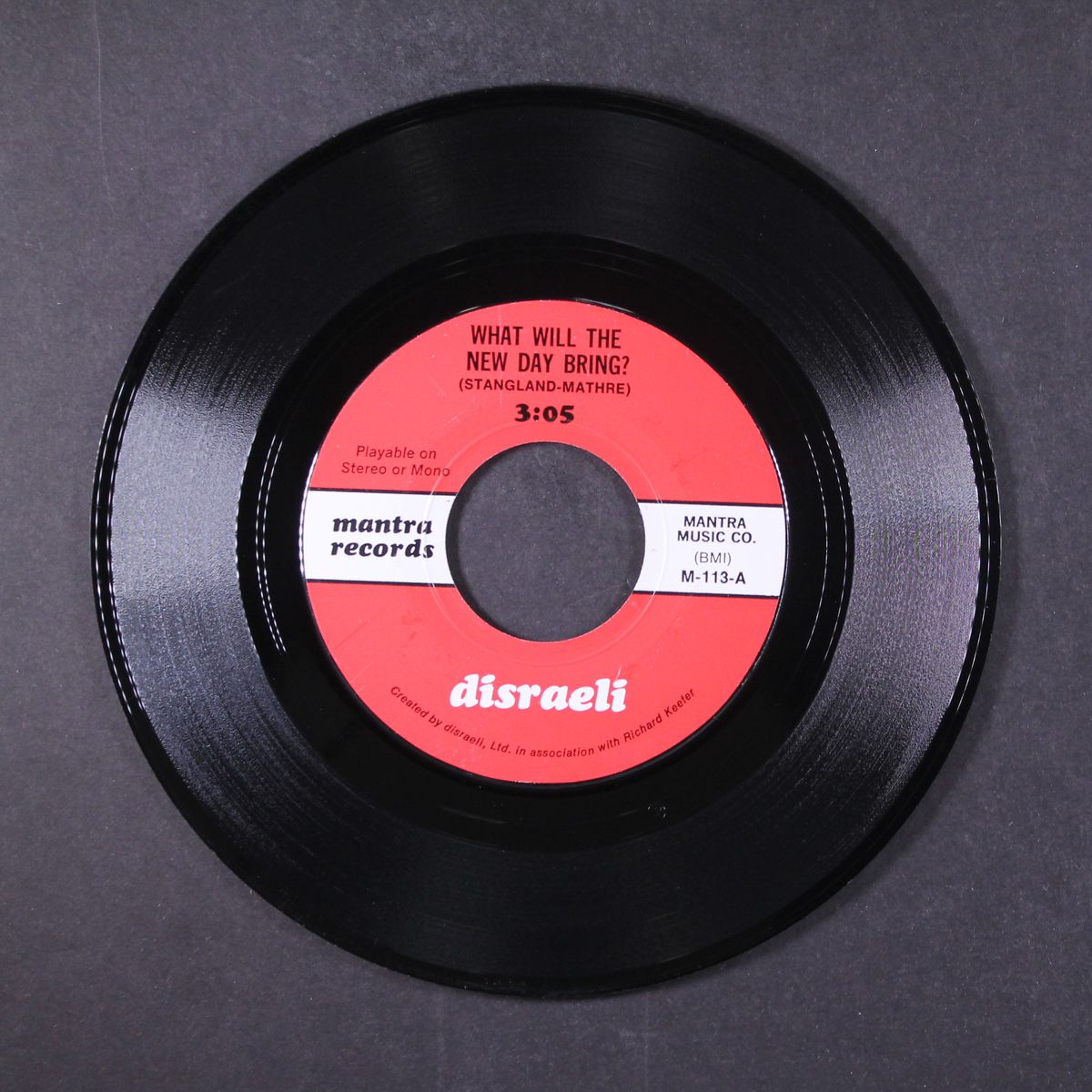 spinnin' round / what will the new day bring? by DISRAELI