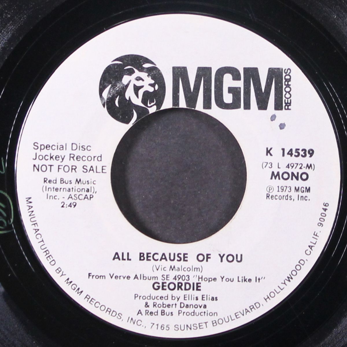 all because of you / mono by GEORDIE