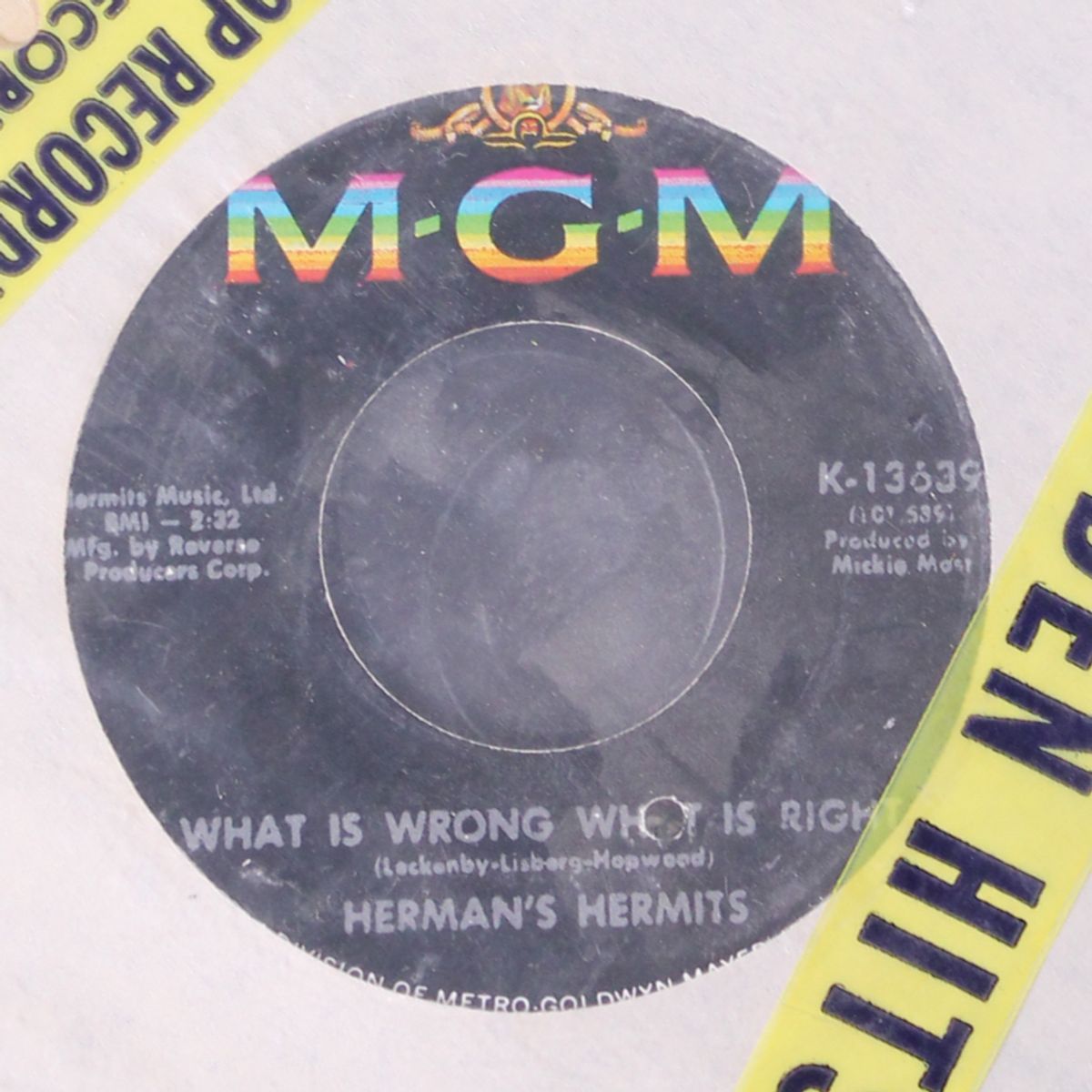 east west / what is wrong what is right by HERMAN'S HERMITS