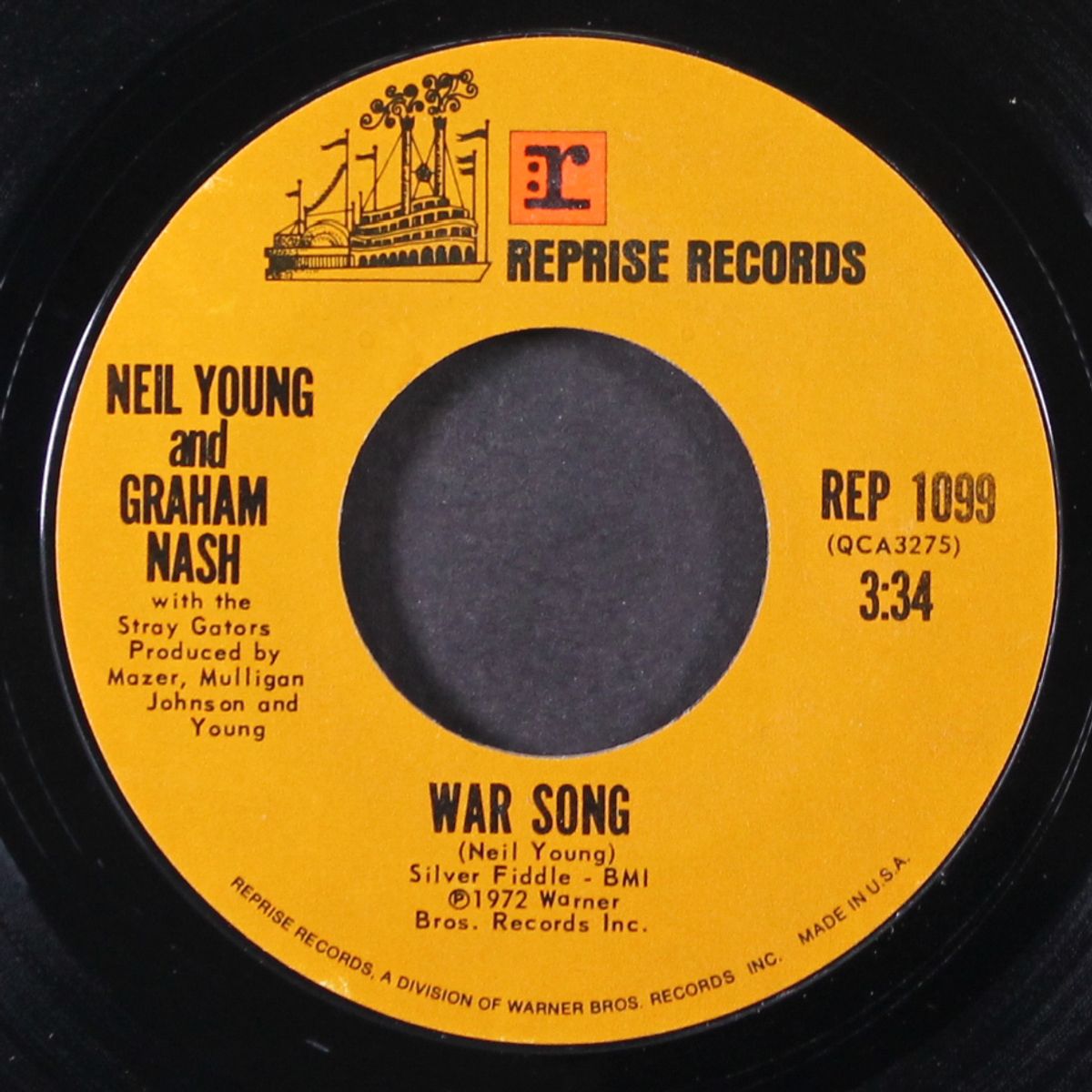 war song / the needle and the damage done by NEIL YOUNG & GRAHAM NASH