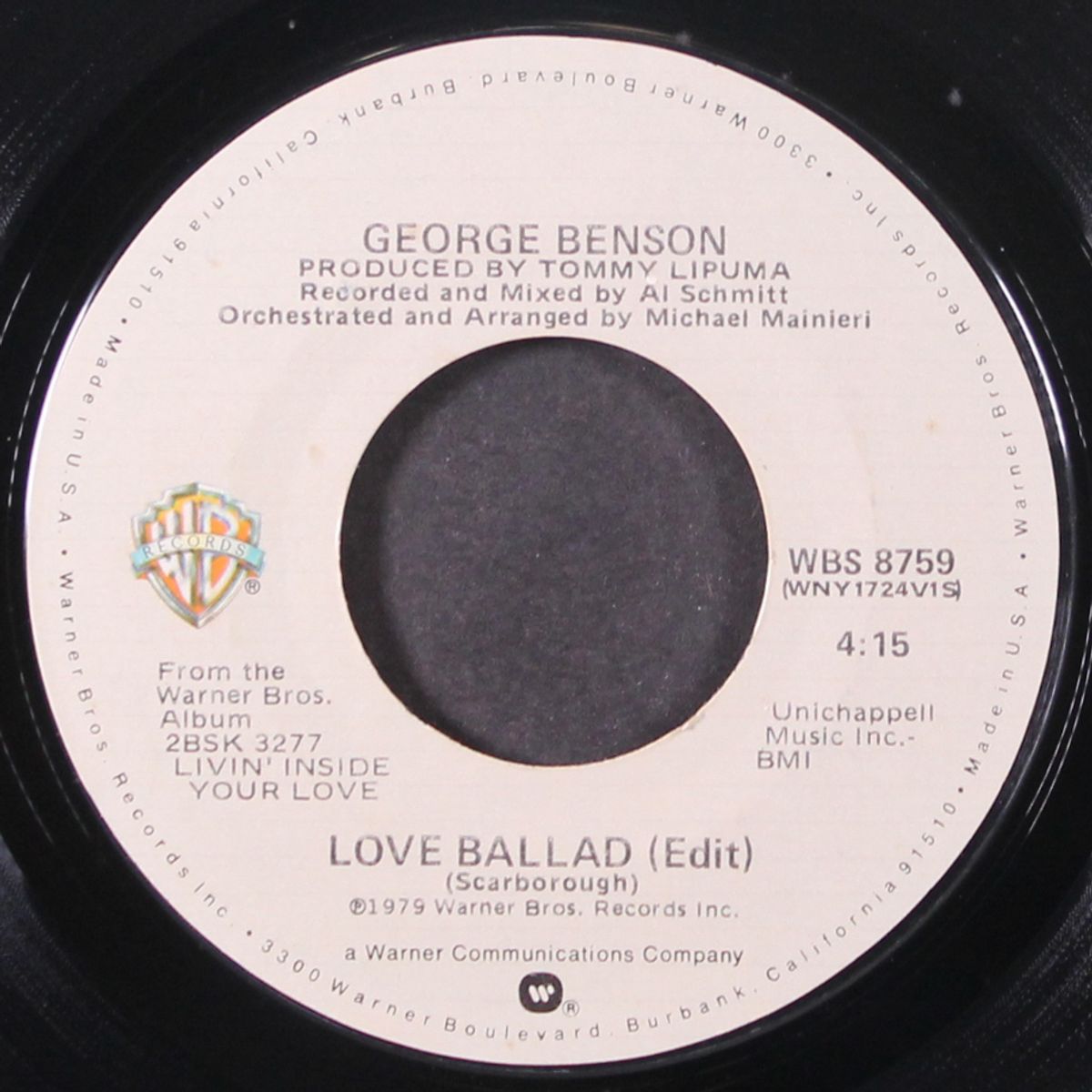love ballad / you're never too far from me by GEORGE BENSON
