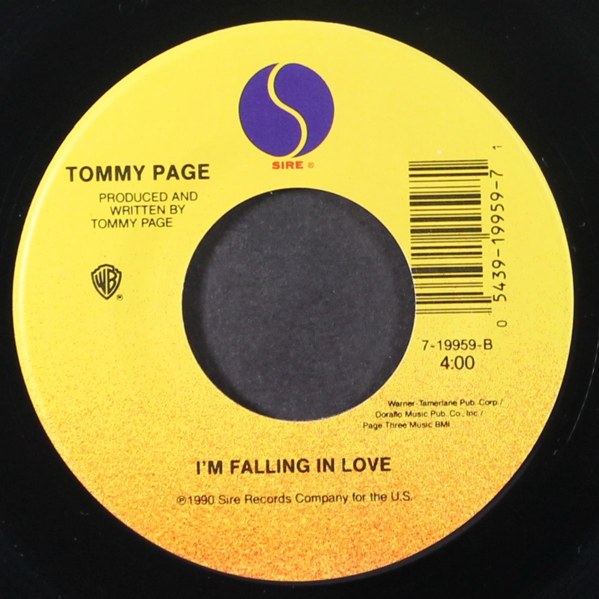 i'll be your everything / i'm falling in love by TOMMY PAGE
