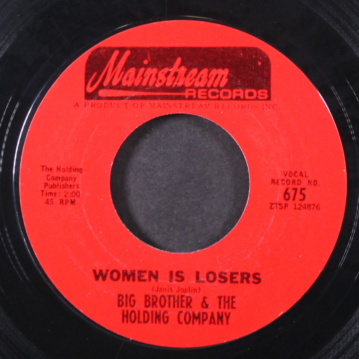 women is losers / light is faster than sound by BIG BROTHER & HOLDING COMPANY