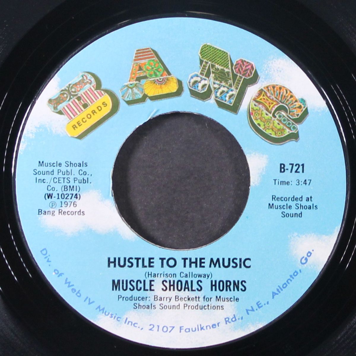 born to get down / hustle to the music by MUSCLE SHOALS HORNS