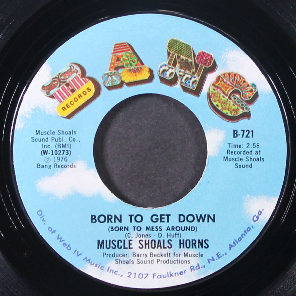 born to get down / hustle to the music by MUSCLE SHOALS HORNS