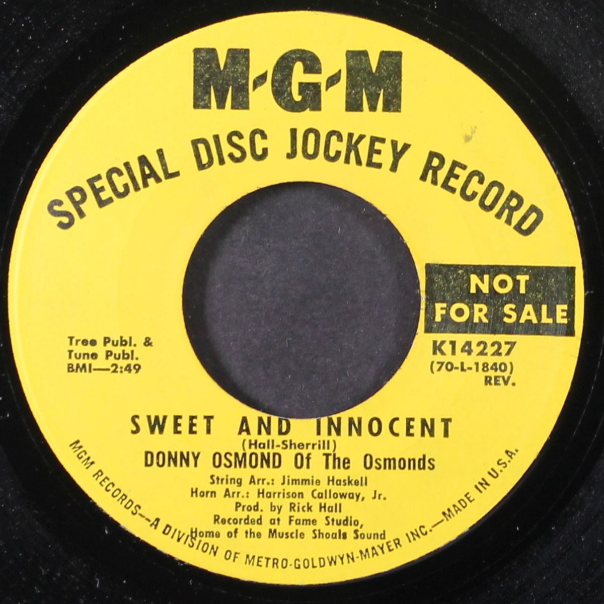 sweet and innocent by DONNY OSMOND