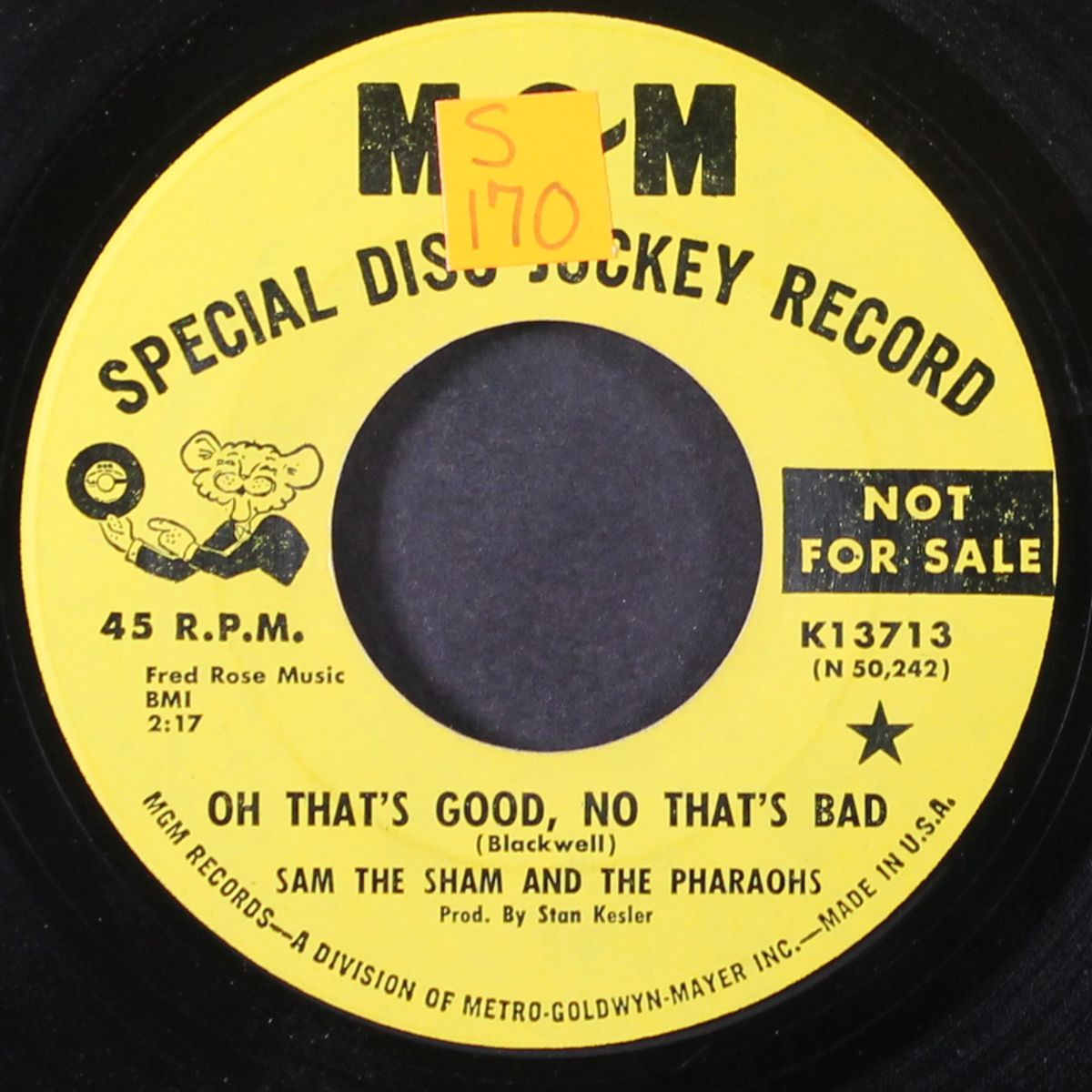 oh that's good, no that's bad by SAM THE SHAM & PHARAOHS