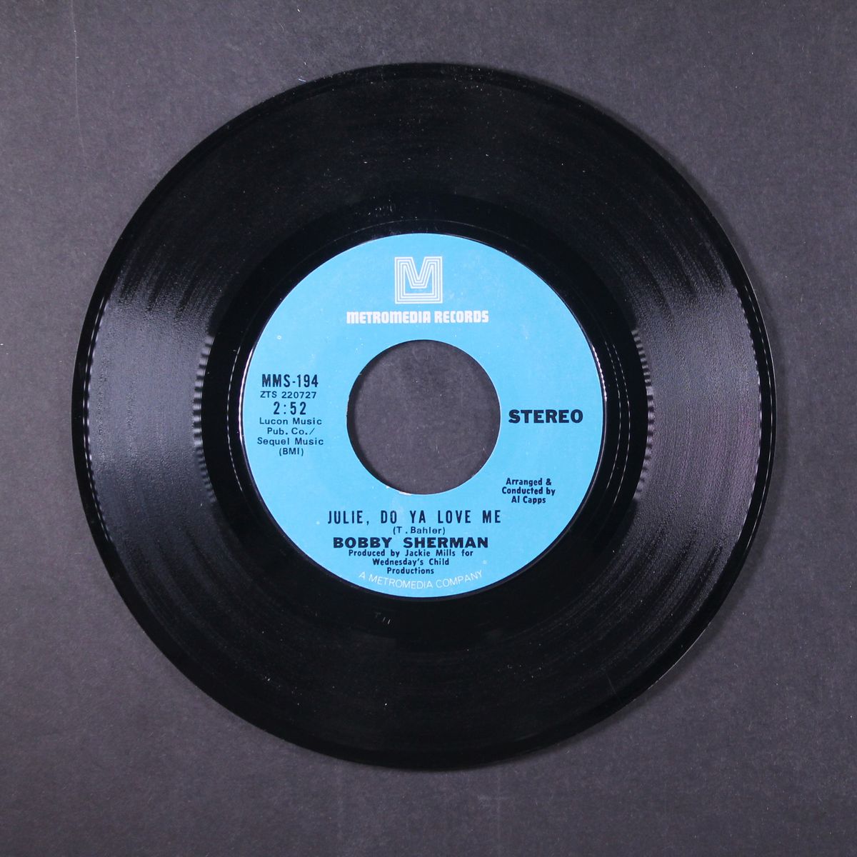 julie, do ya love me by BOBBY SHERMAN