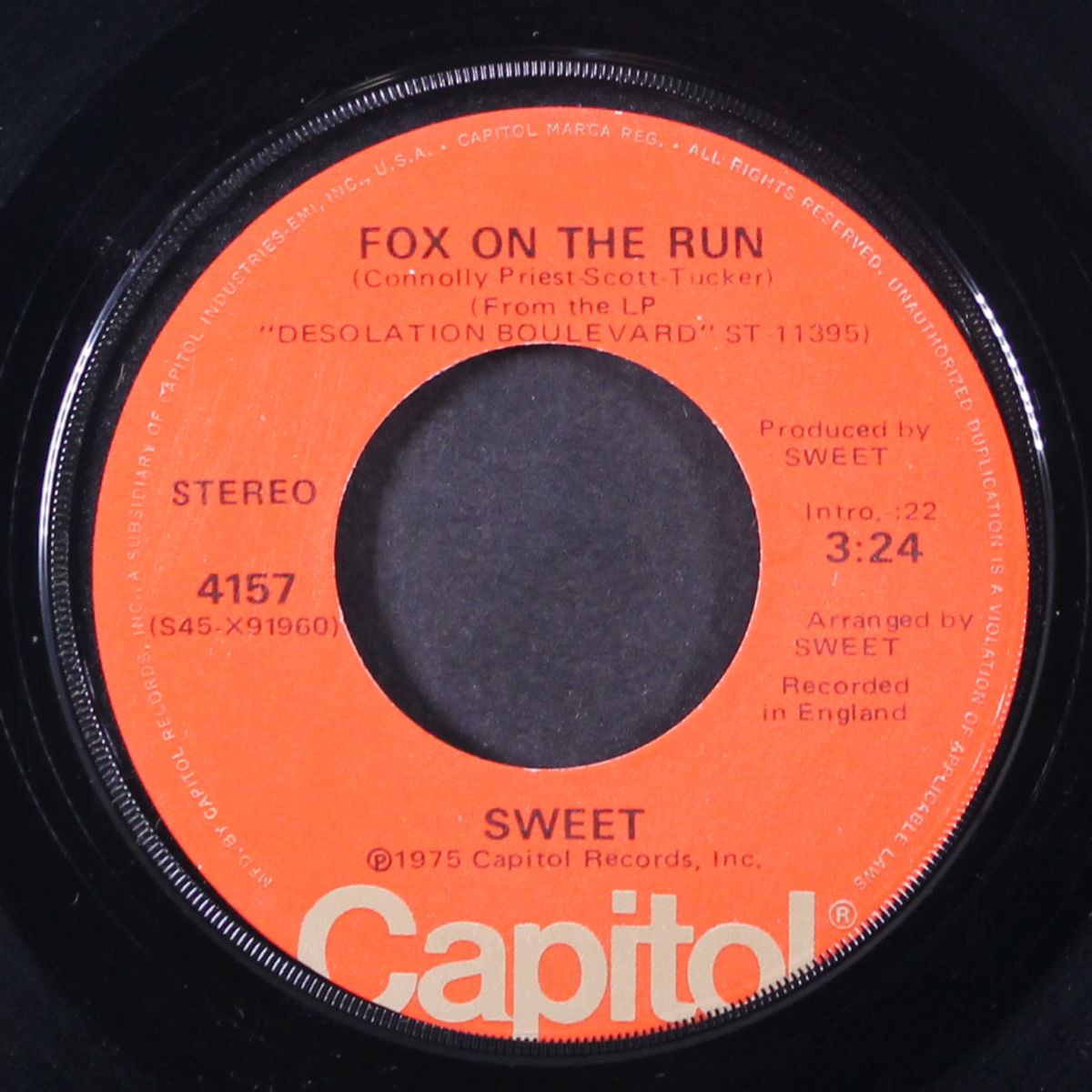 fox on the run / burn on the flame by SWEET
