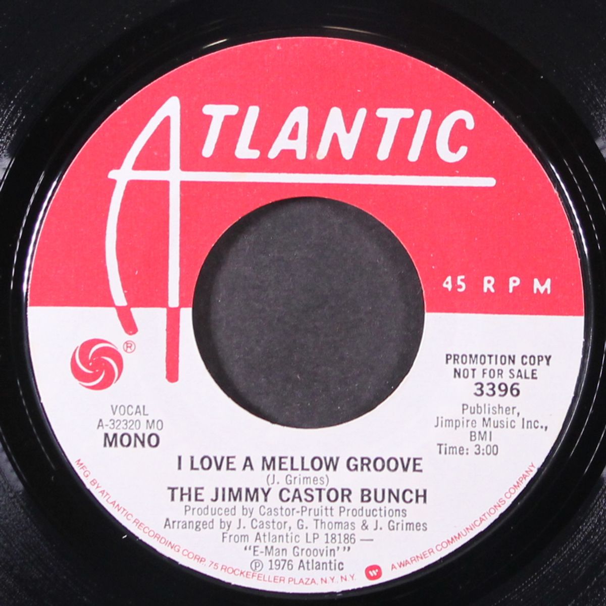 i love a mellow groove / mono by JIMMY CASTOR BUNCH