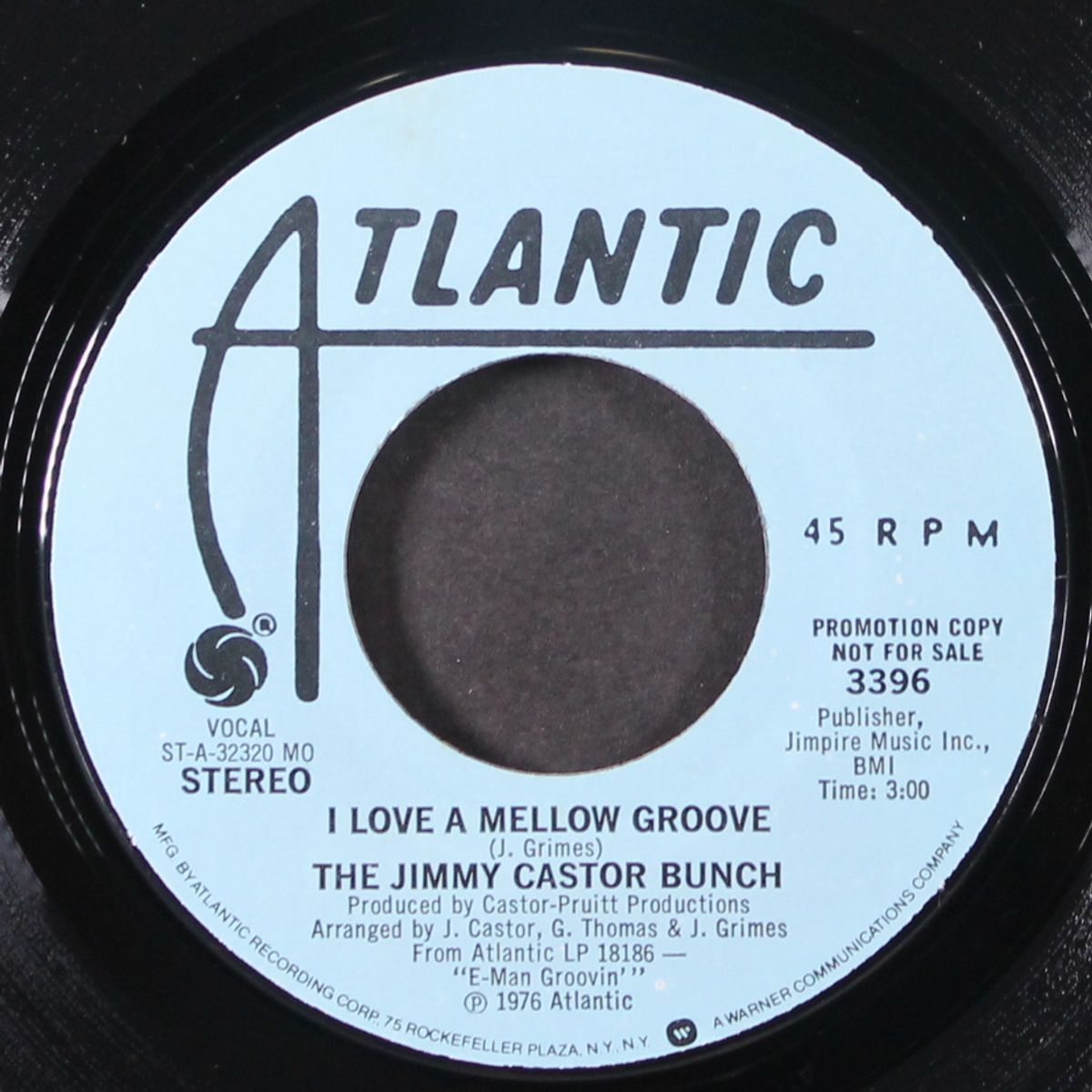 i love a mellow groove / mono by JIMMY CASTOR BUNCH