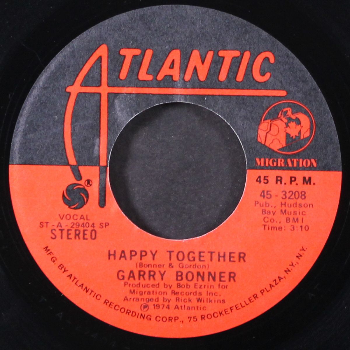 happy together / baby, baby by GARY BONNER