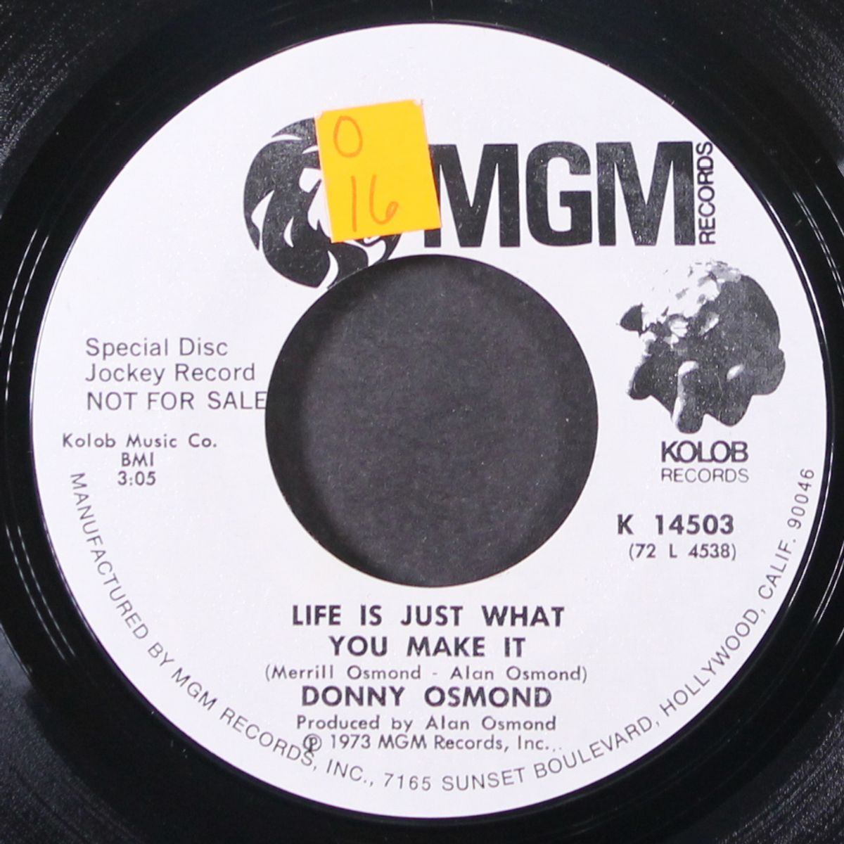 life is just what you make it by DONNY OSMOND