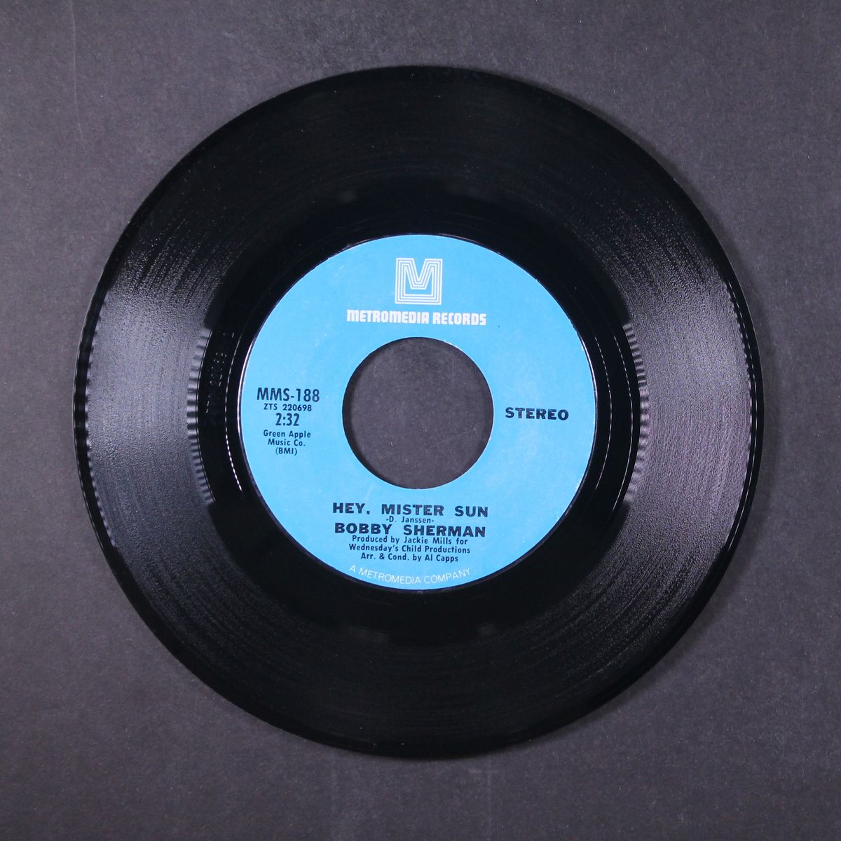 hey, mister sun / two blind minds by BOBBY SHERMAN