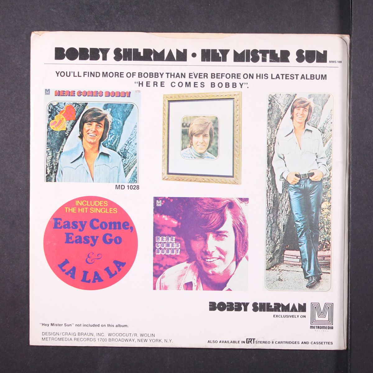 hey, mister sun / two blind minds by BOBBY SHERMAN
