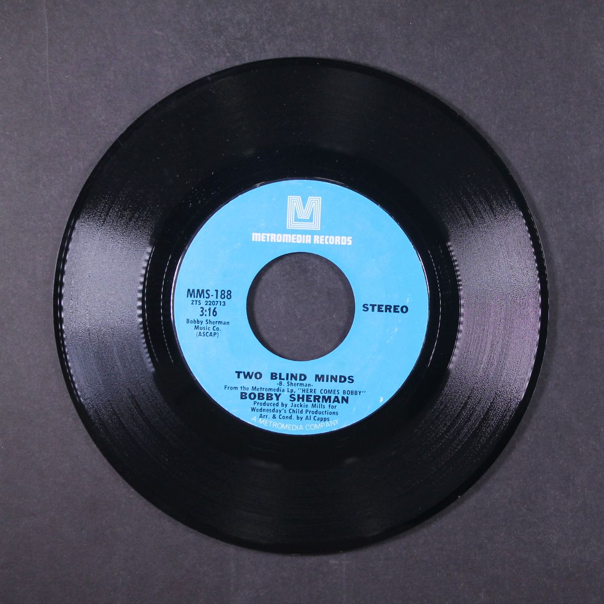 hey, mister sun / two blind minds by BOBBY SHERMAN
