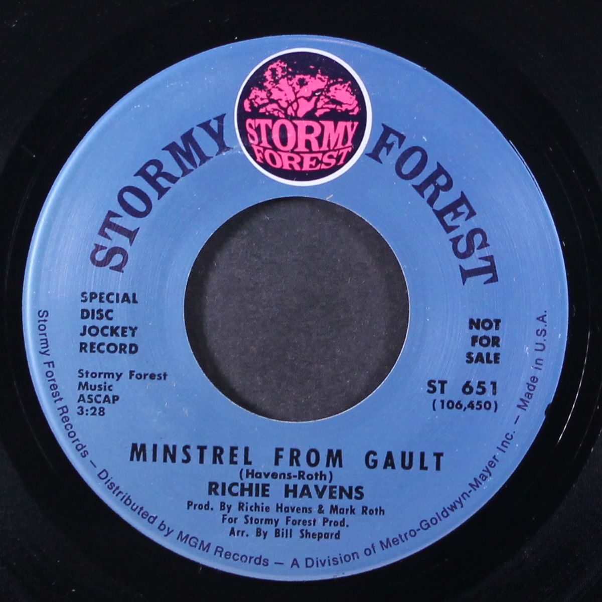 there's a hole in the future / minstrel from gault by RICHIE HAVENS