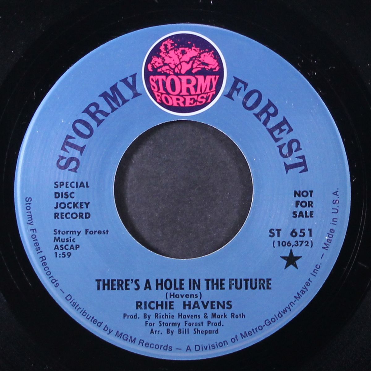 there's a hole in the future / minstrel from gault by RICHIE HAVENS