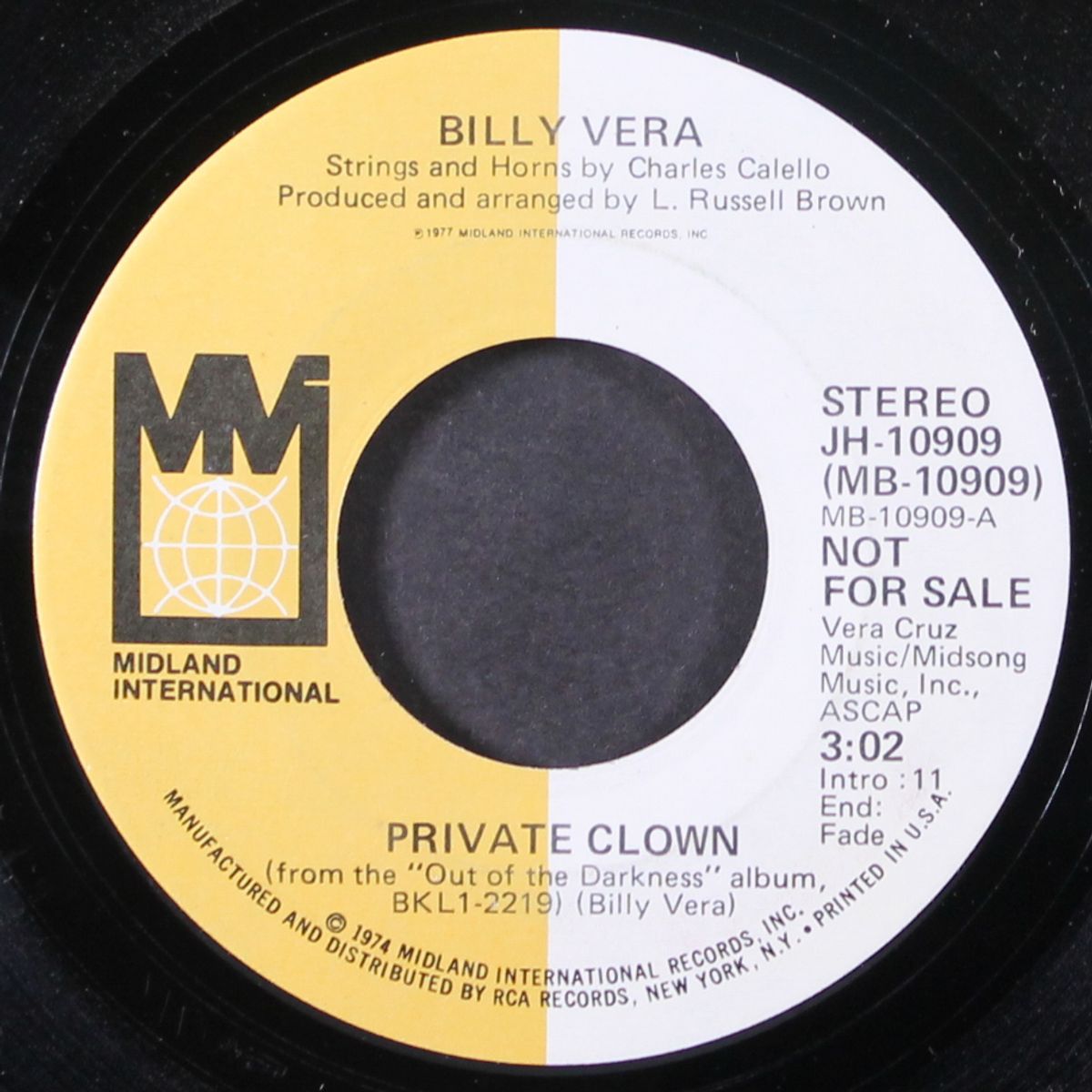 private clown / mono by BILLY VERA