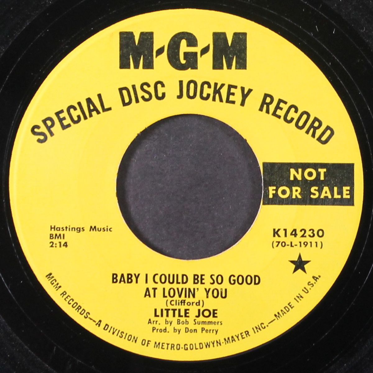 baby i could be so good at lovin' you by LITTLE JOE