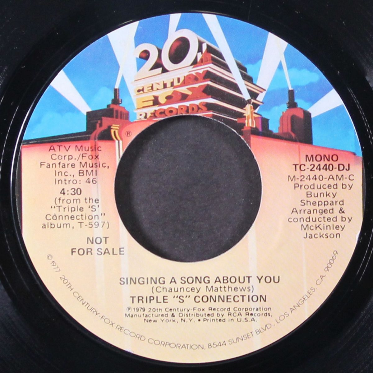 singing a song about you / mono by TRIPLE "S" CONNECTION
