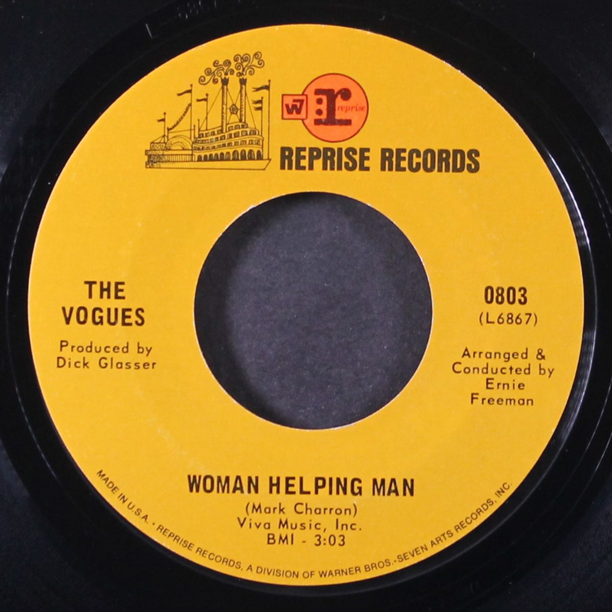 woman helping man / no not much by VOGUES