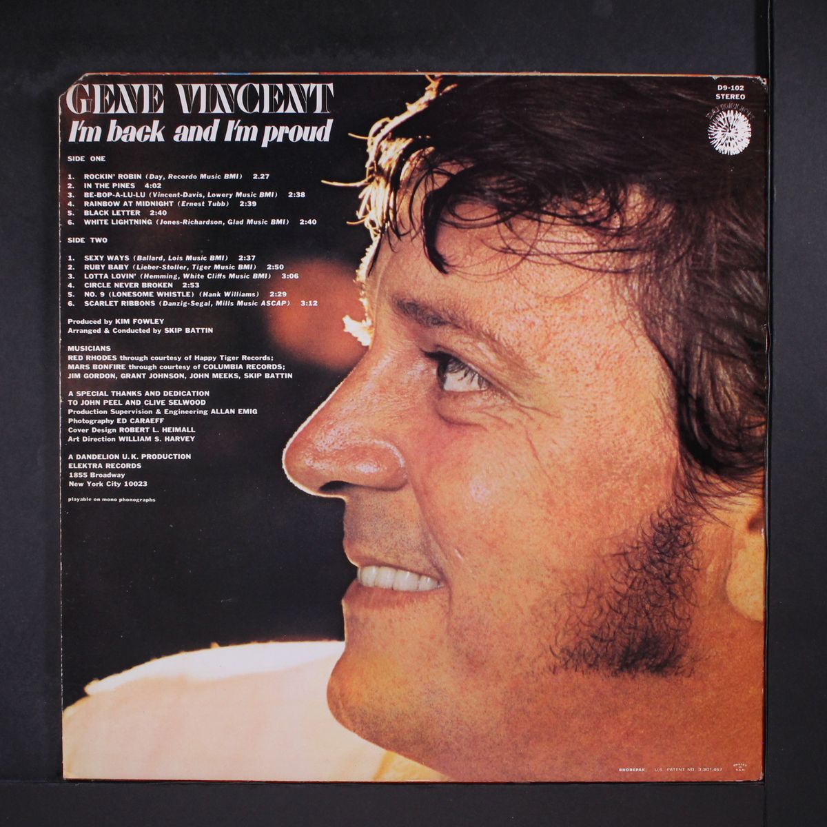 i'm back and i'm proud by GENE VINCENT