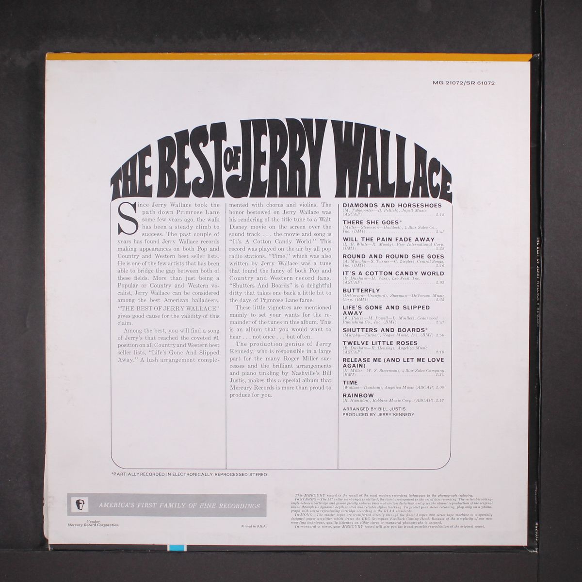 best of by JERRY WALLACE