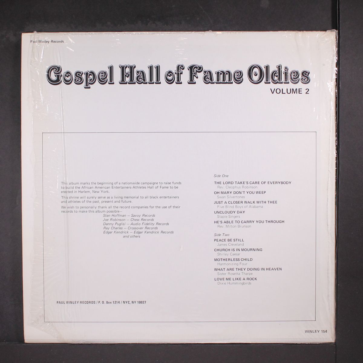 gospel hall of fame oldies, vol. 2 by VARIOUS