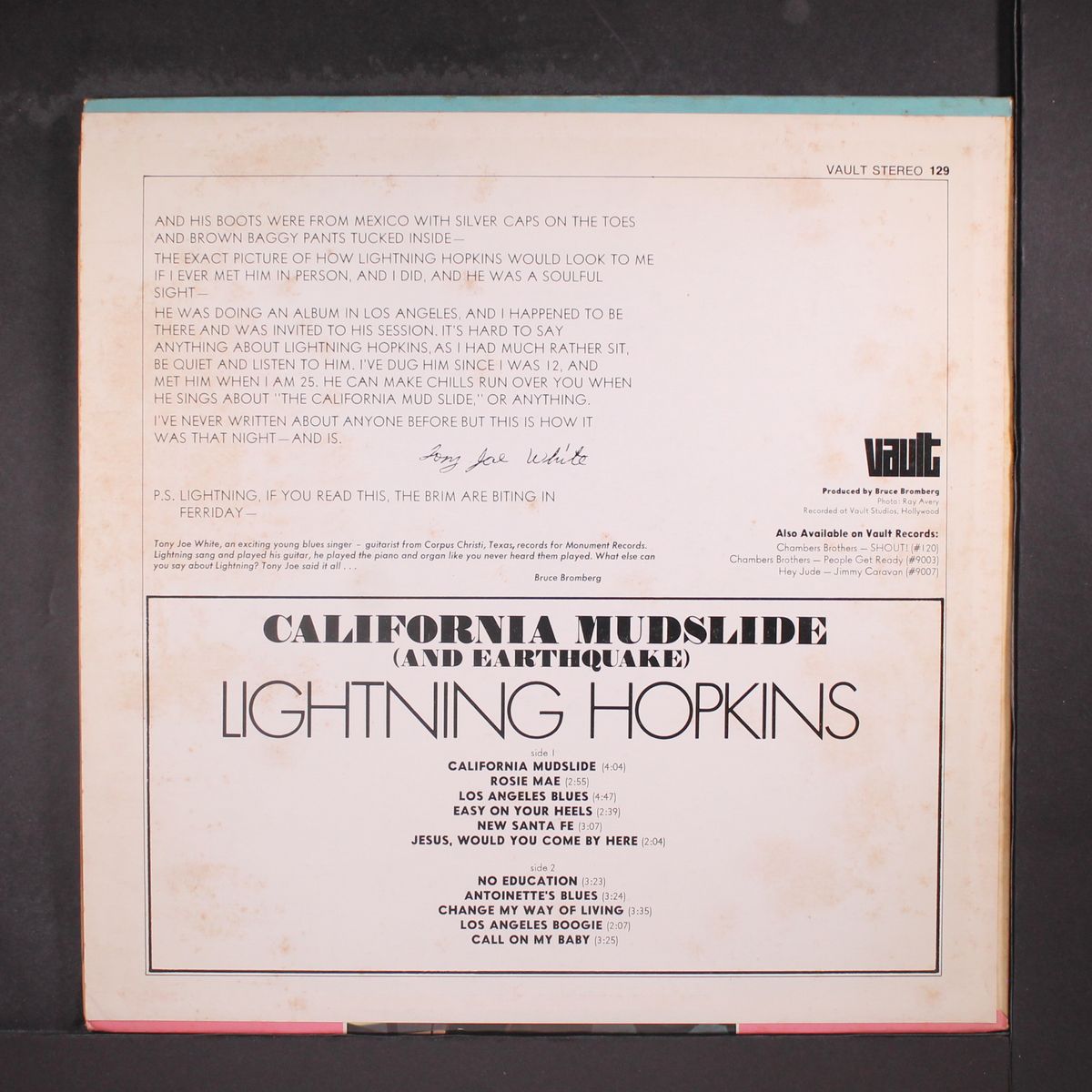 california mudslide by LIGHTNING HOPKINS