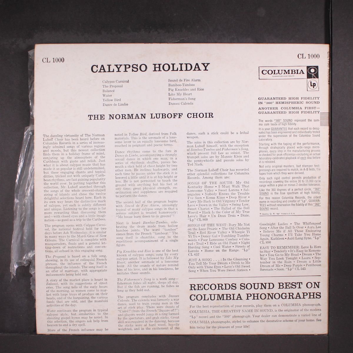 calypso holiday by NORMAN LUBOFF CHOIR