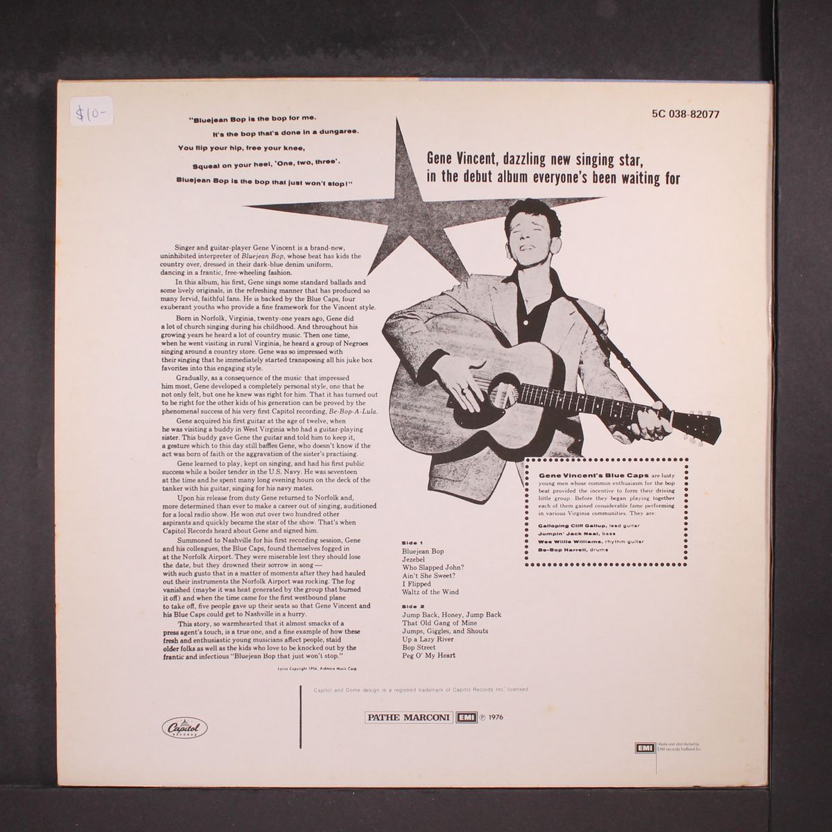 bluejean bop by GENE VINCENT & HIS BLUE CAPS