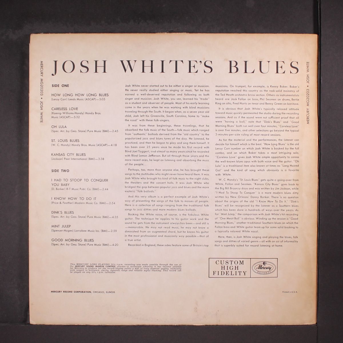josh white's blues by JOSH WHITE