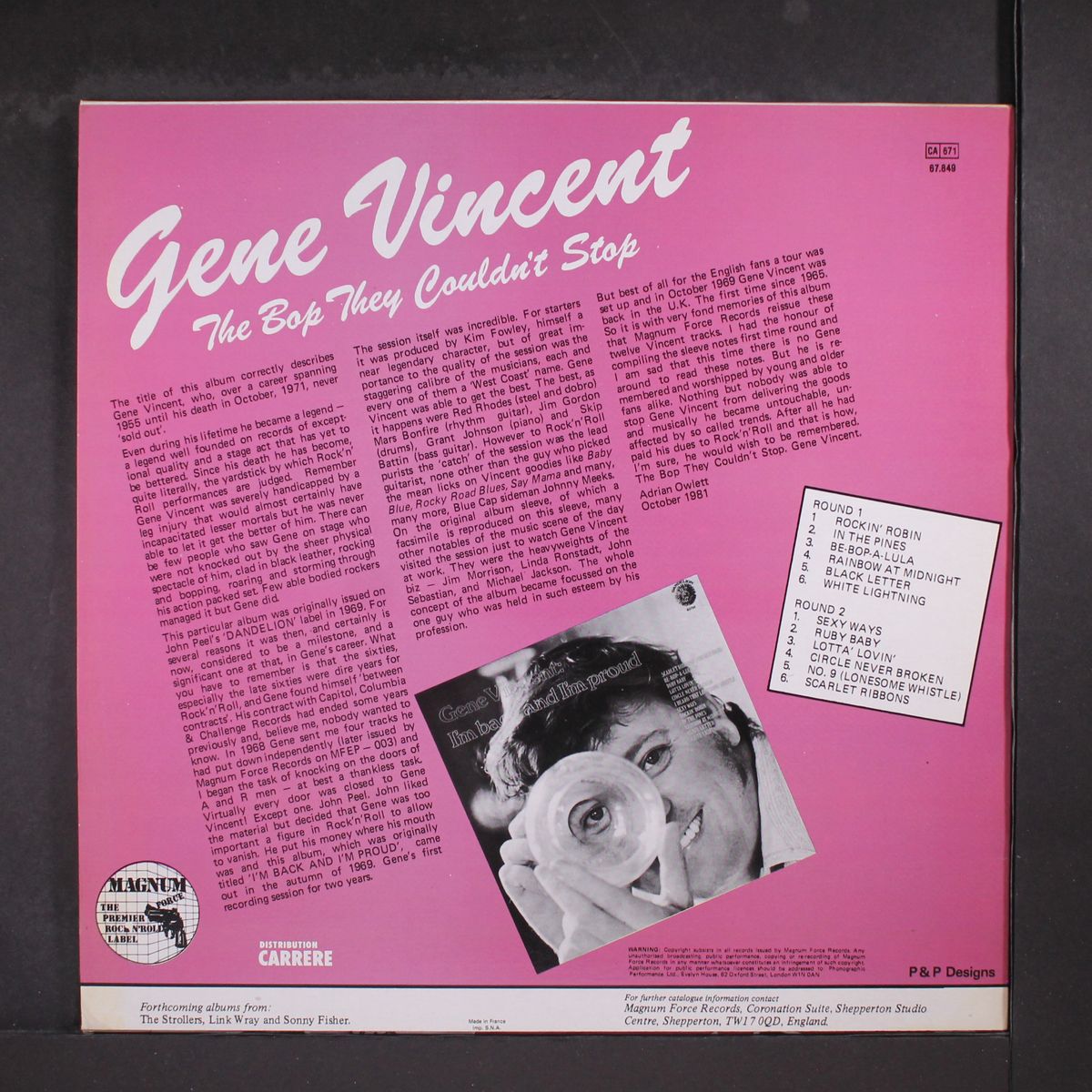 the bop they couldn't stop by GENE VINCENT