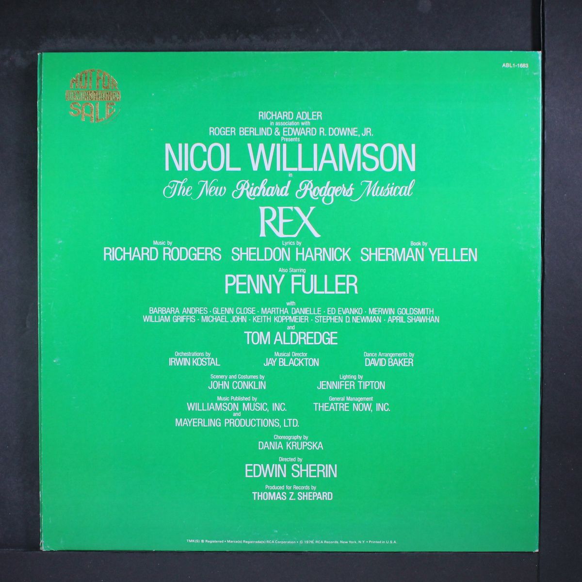 rex by ORIGINAL CAST