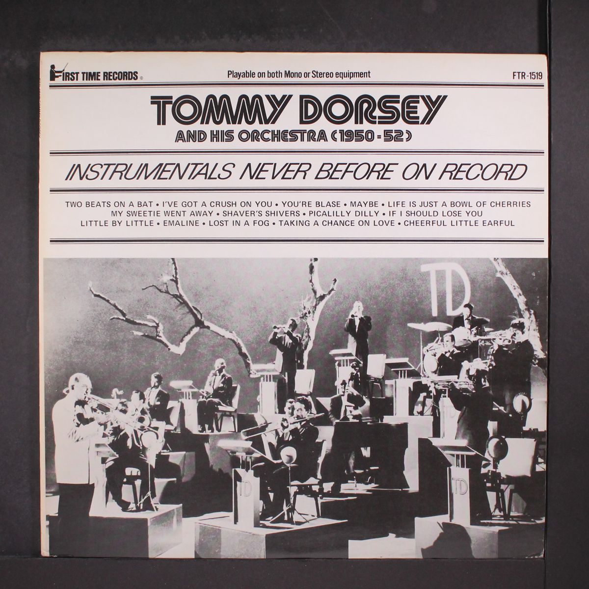 instrumentals never before on record by TOMMY DORSEY