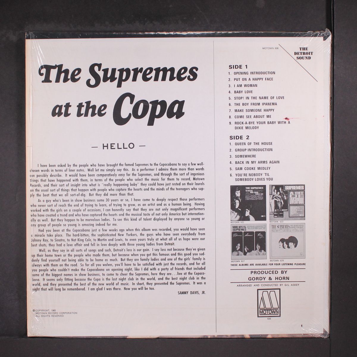 at the copa by SUPREMES