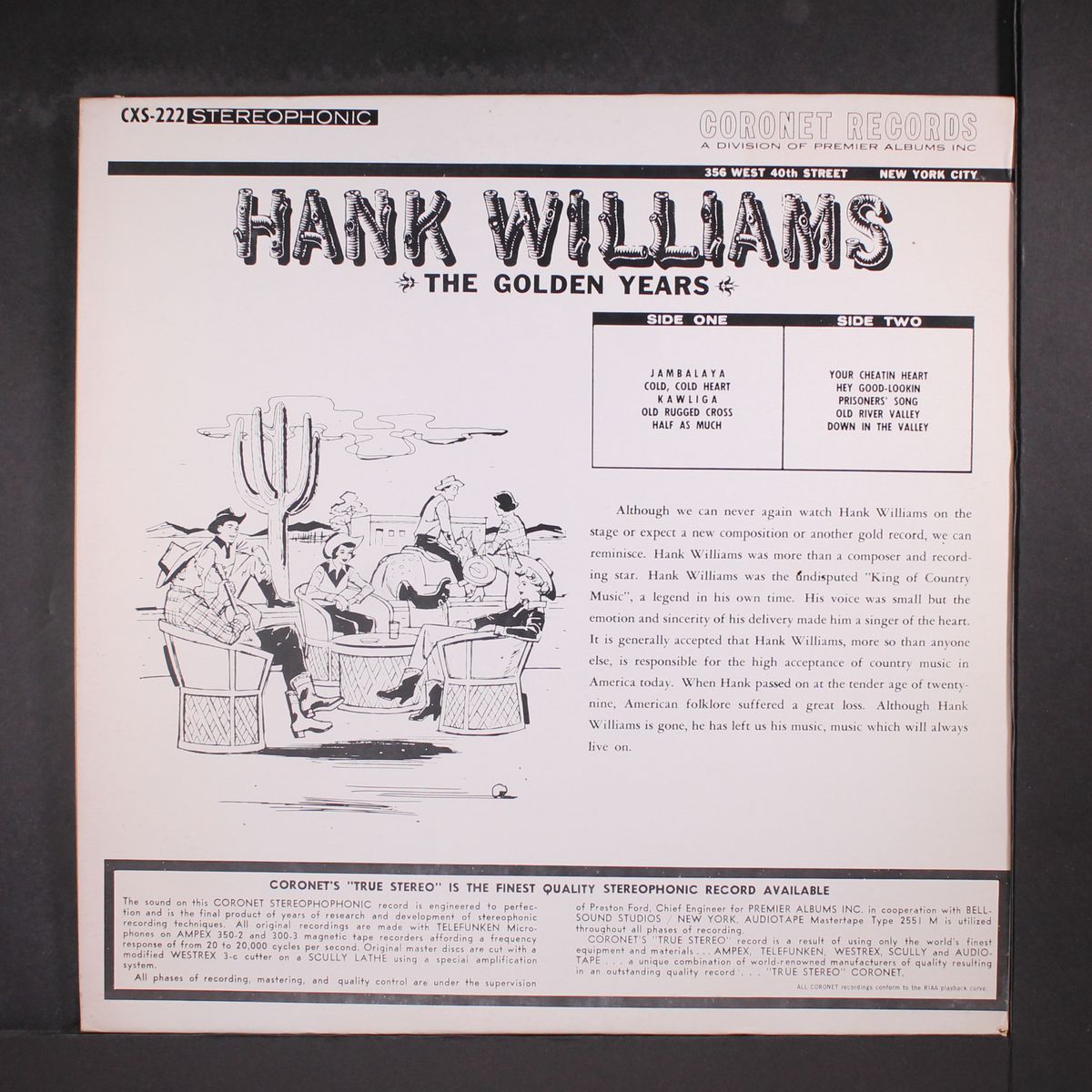 a tribute to hank willaims by SLIM BOYD