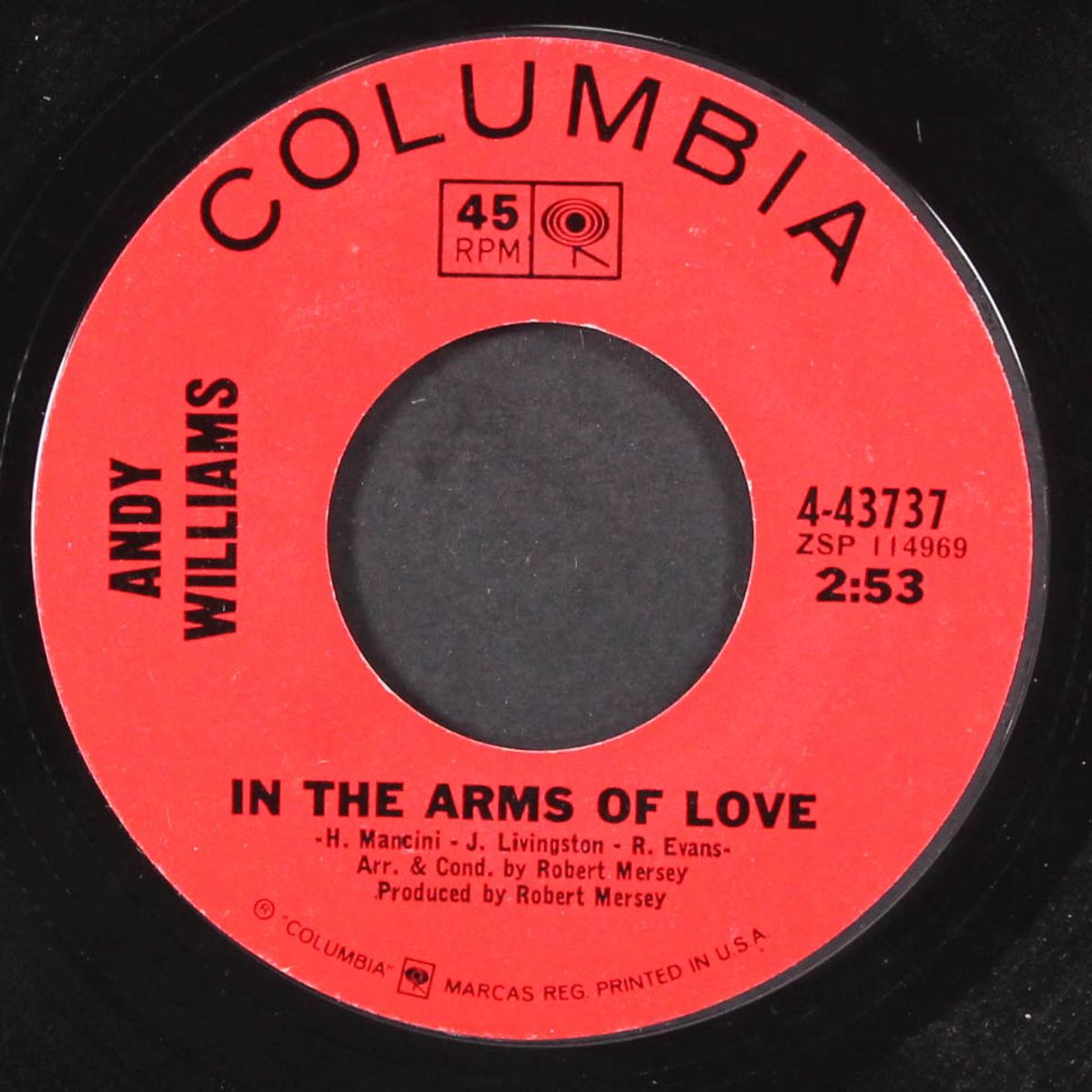 the many faces of love / in the arms of love by ANDY WILLIAMS