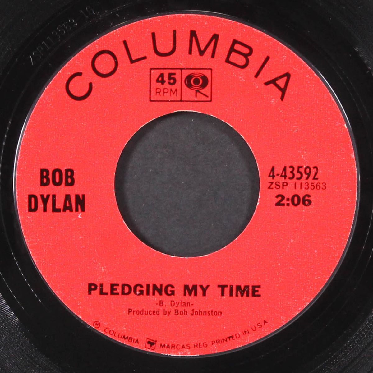 rainy day women #12 & 35 / pledging my time by BOB DYLAN