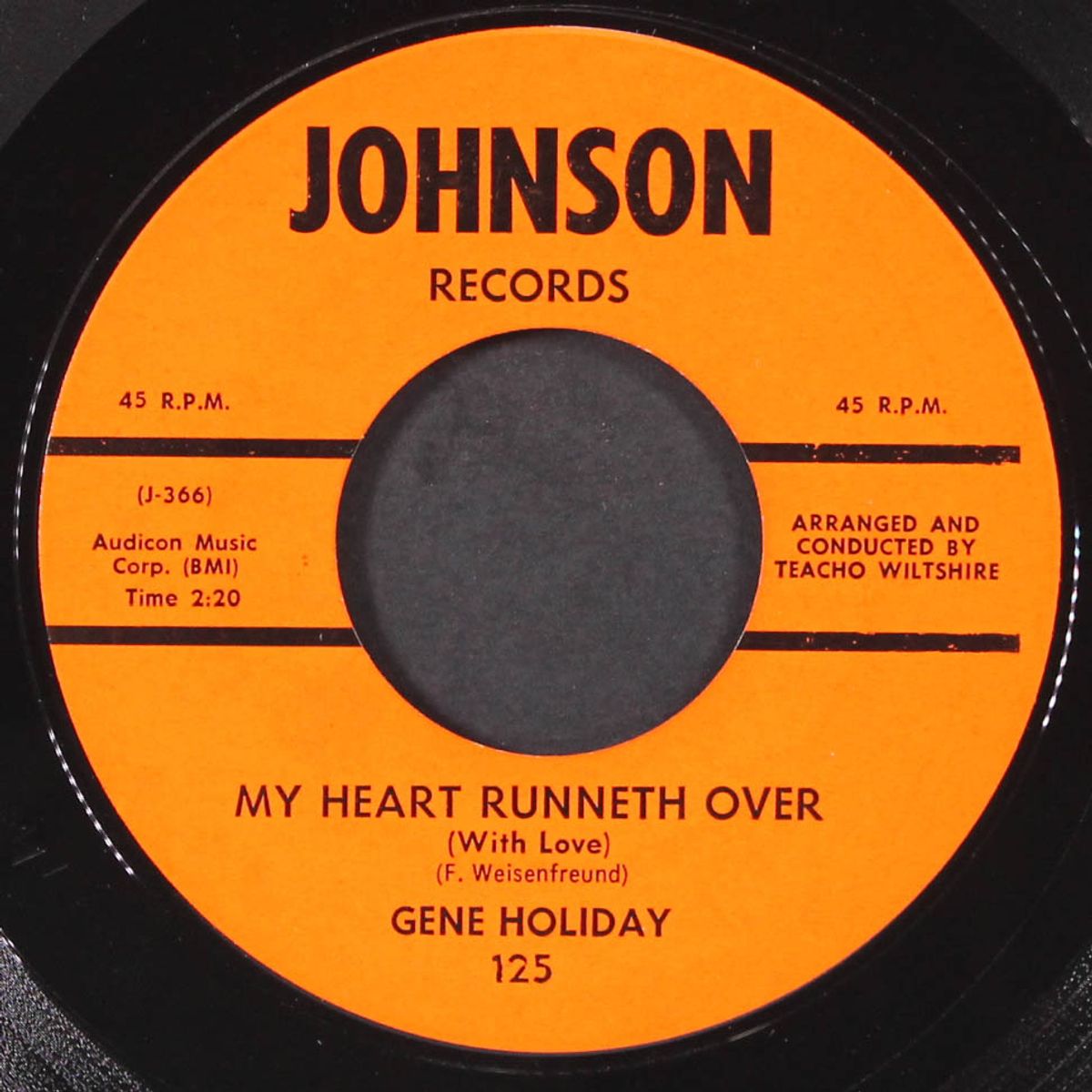 scratch my name off the mail box / my heart runneth over by GENE HOLIDAY