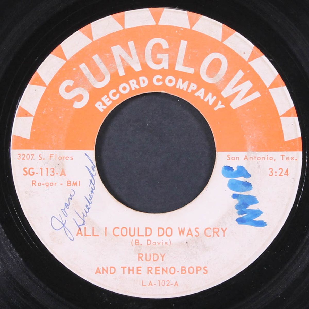 all i could do was cry / let the four winds blow by RUDY TEE & RENO-BOPS