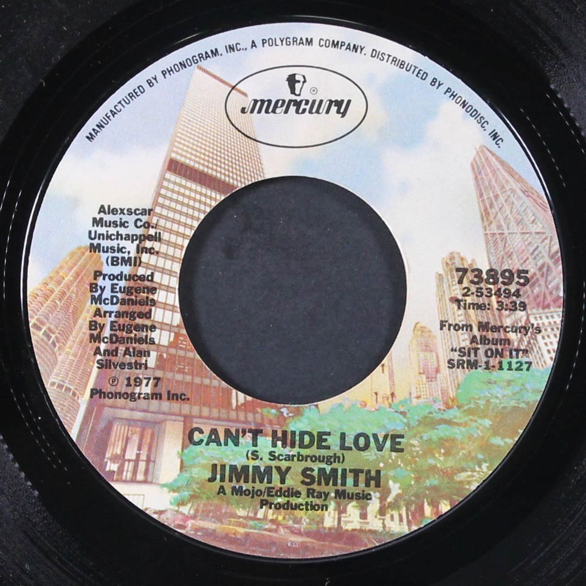 can't hide love / my place in space by JIMMY SMITH