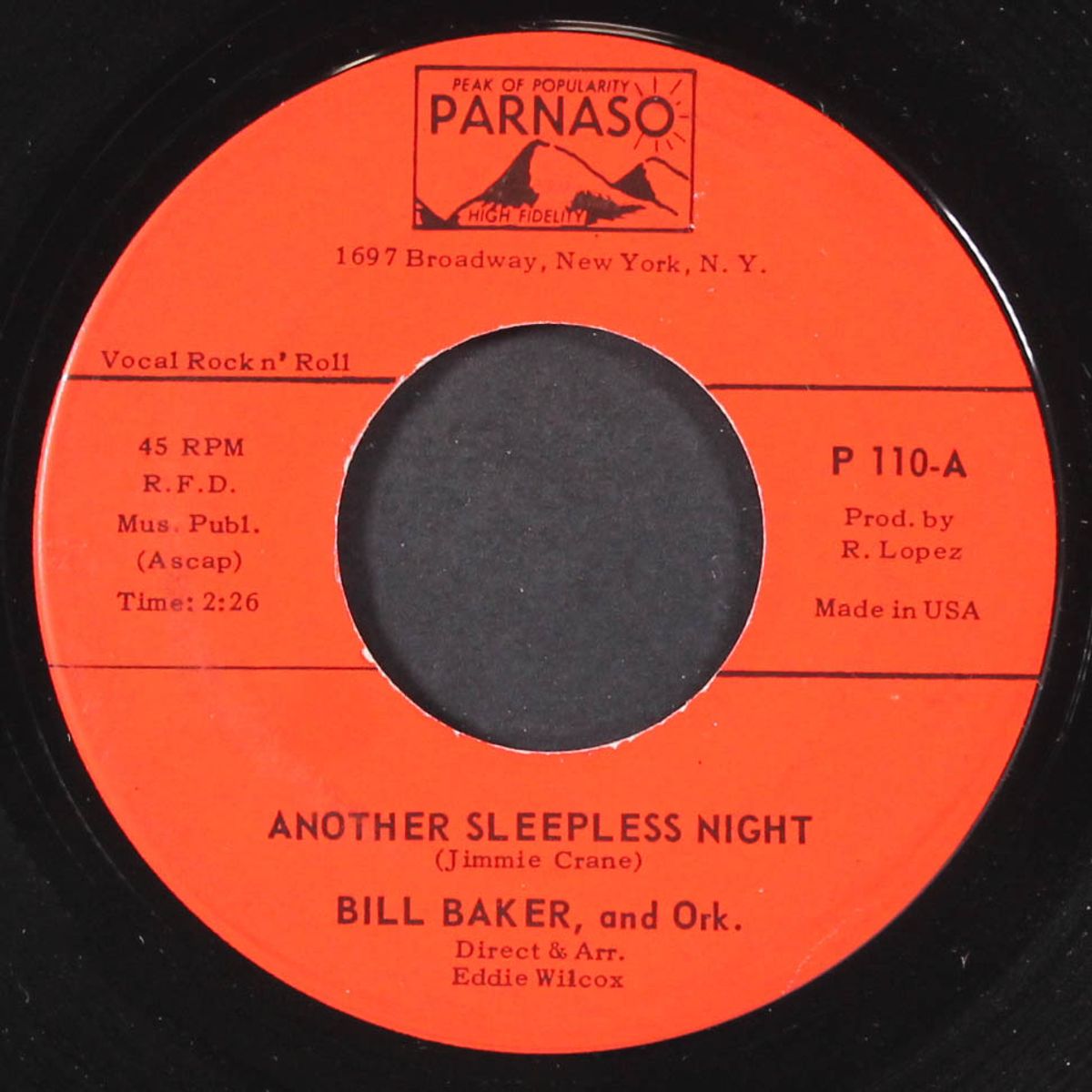 another sleepless night / it shouldn't happen to a dream by BILL BAKER