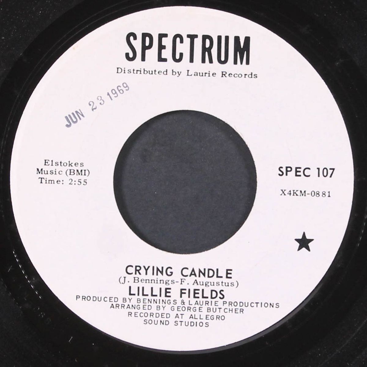 crying candle / a boy in a mans world by LILLIE FIELDS
