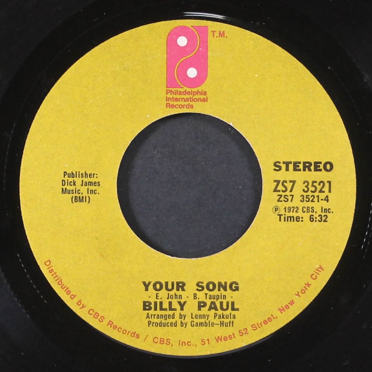 me and mrs. jones / your song by BILLY PAUL