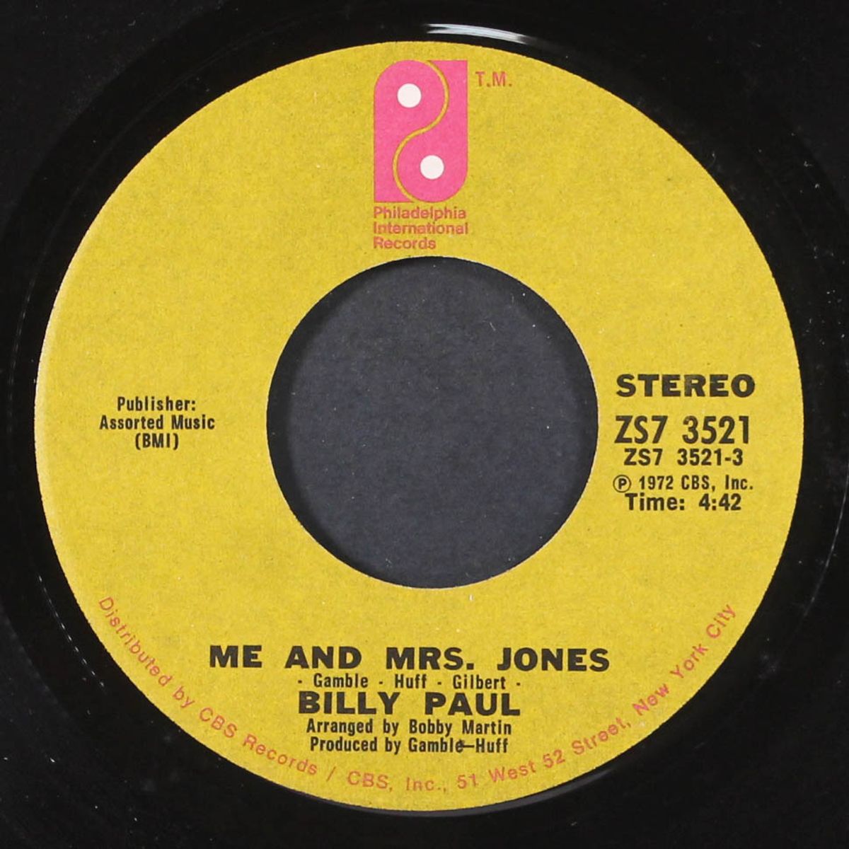 me and mrs. jones / your song by BILLY PAUL