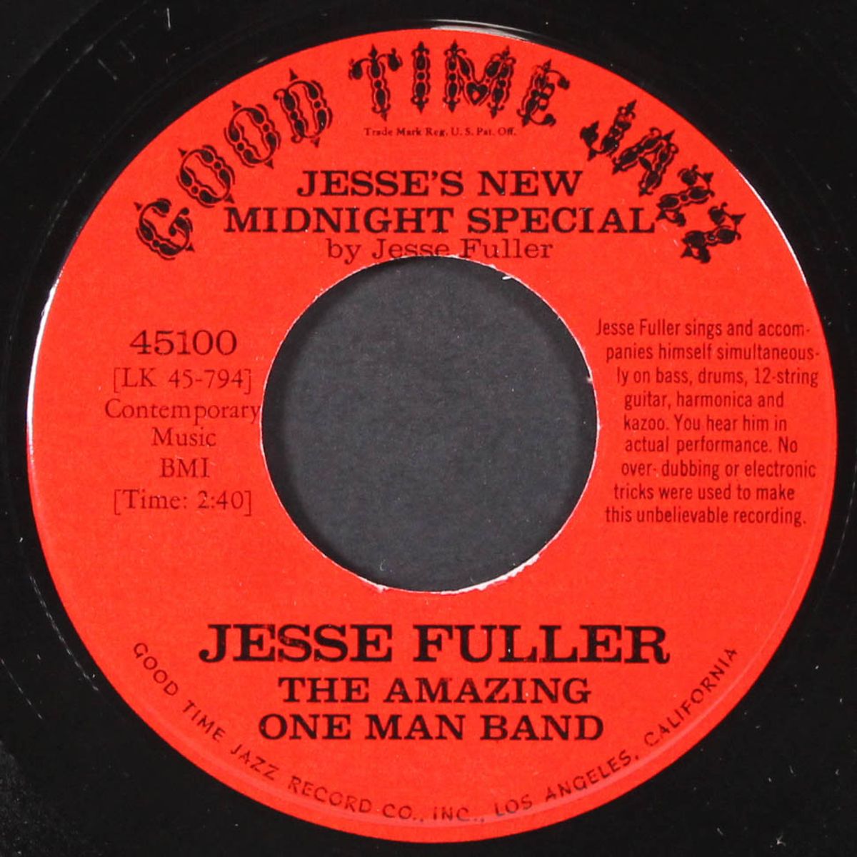 san francisco bay blues by JESSE FULLER