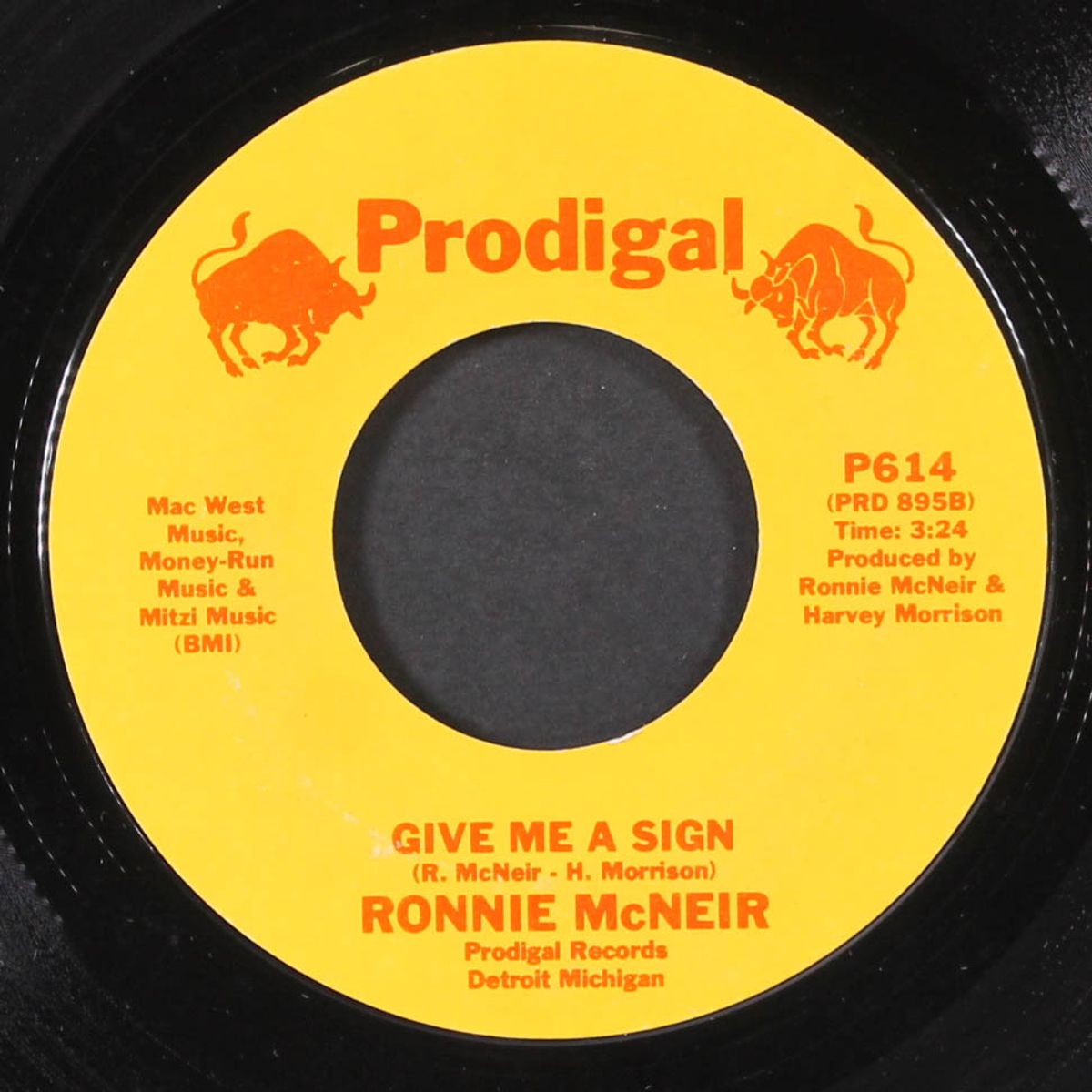 wendy is gone / give me a sign by RONNIE MCNEIR
